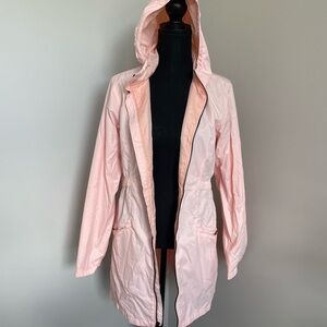 North Face Light Pink Hooded Women's Rain Jacket